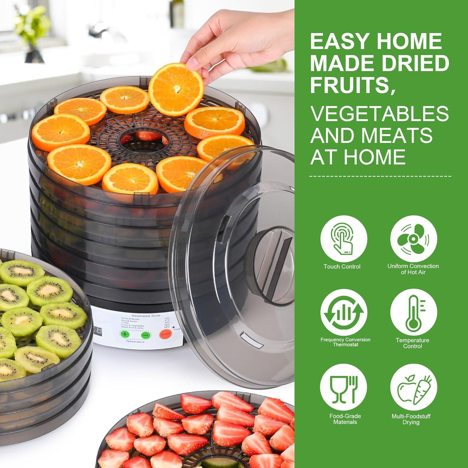 Deshidratador de Alimentos BOWILL 8 Bandejas 350W Sin BPA