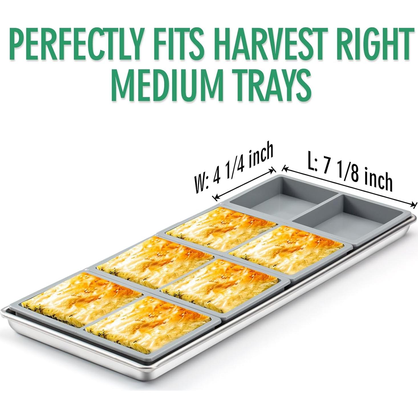 Divisores de bandeja de silicona Harvest Right 16 piezas medianas