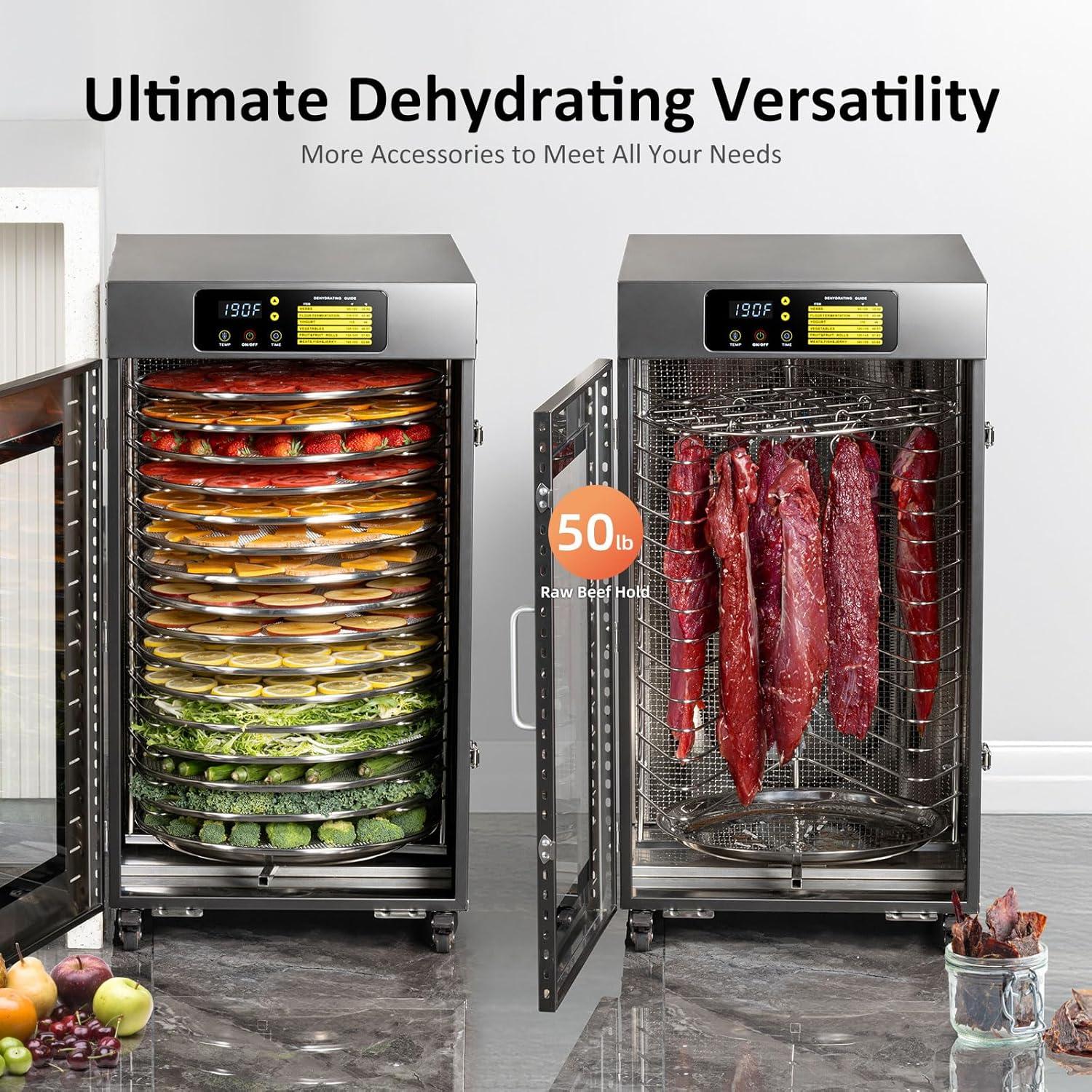 Deshidratador de Alimentos Septree DBC-16H02 16 Bandejas 1500W