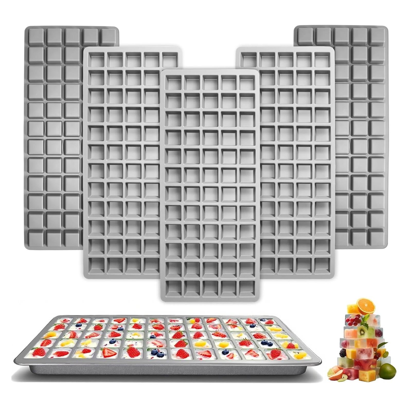 5 Moldes de Silicona Antiadherentes Superlong para Alimentos