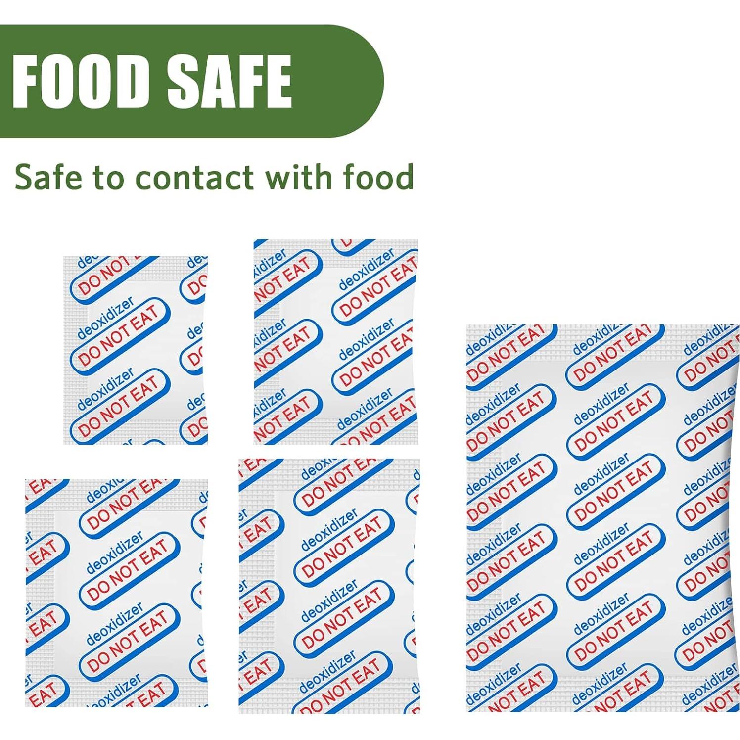 Absorbentes de Oxígeno Grado Alimenticio LinsKind 110 Paquetes 100CC