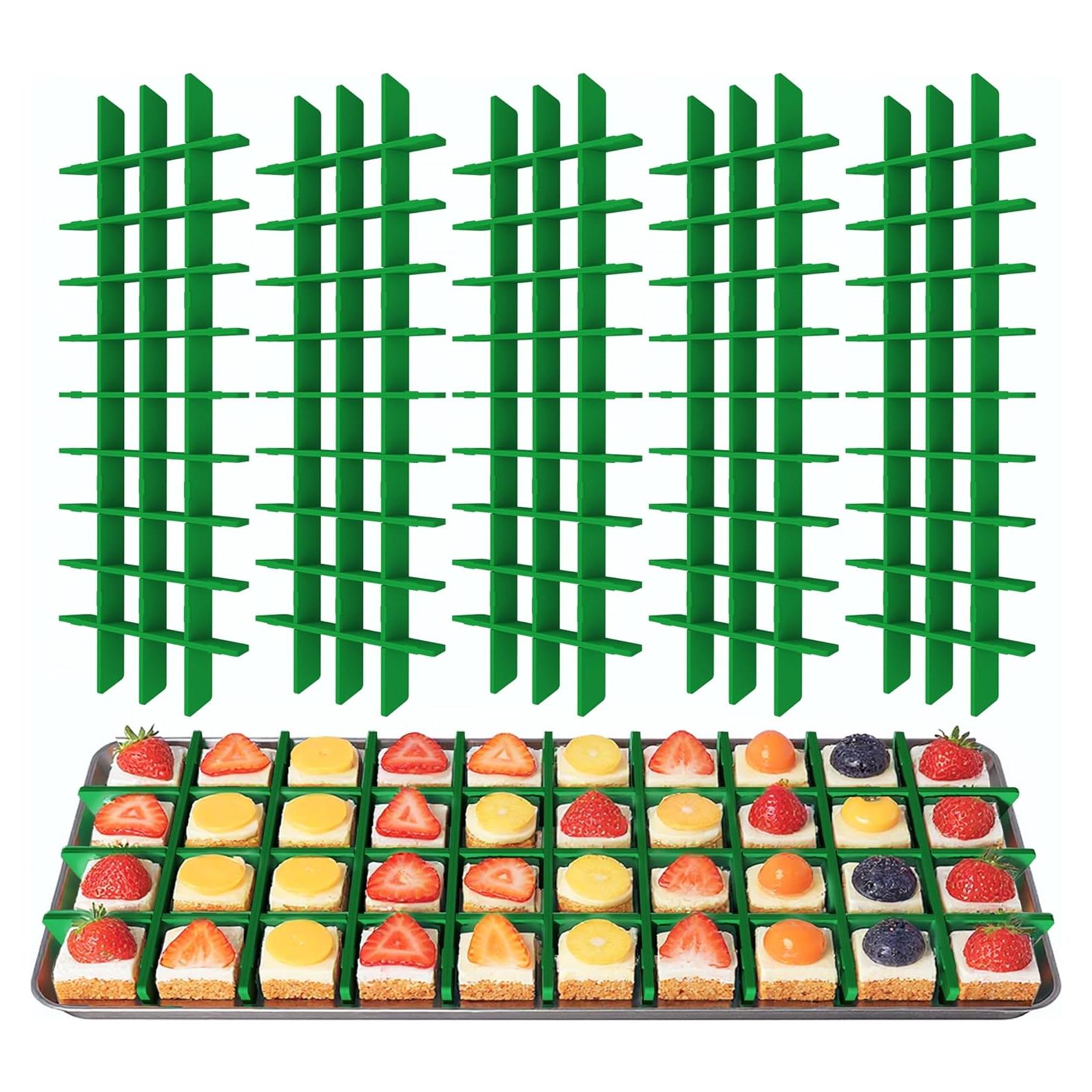 SkillDance 5 Sets Silicone Freeze Dryer Tray Dividers - Reusable Harvest Right Medium Freeze Dryer Accessories,Premium Silicone Freezer Trays For Candy, Vegetables And Desserts