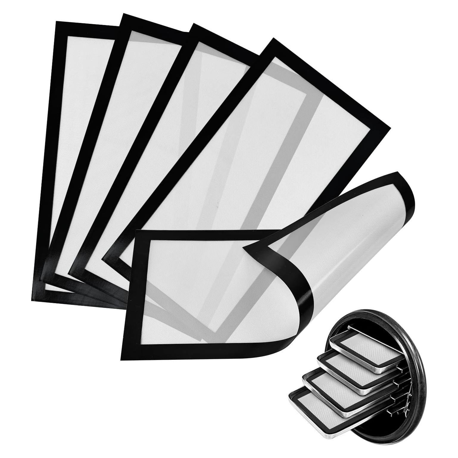 Tapetes de Silicona KitchenRaku 5PCS para Deshidratador