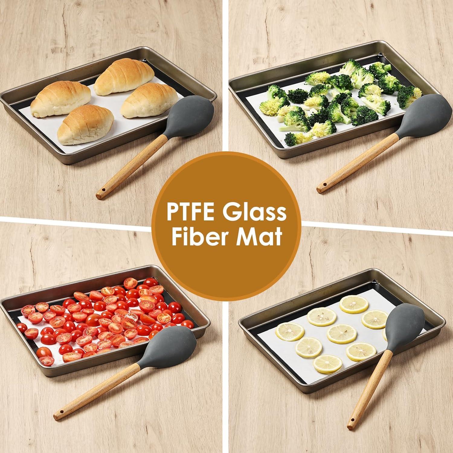 Tapetes de Silicona KitchenRaku 5PCS para Deshidratador