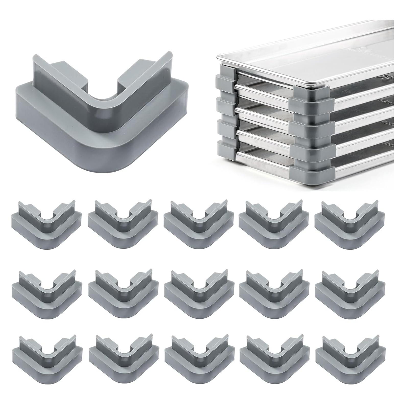 16 Pcs Apiladores de Bandejas de Silicona Harvest Right