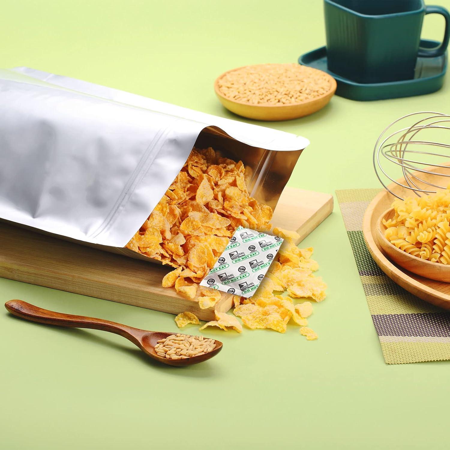 Bolsas Mylar SHXWELL 50pcs 20x30.5cm Reutilizables con Cierre