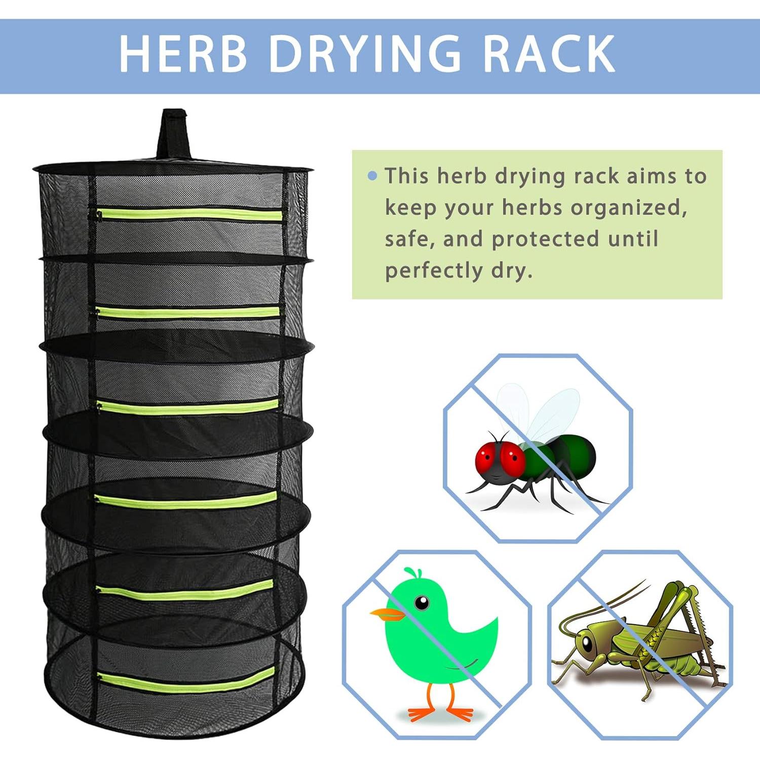 Estante Secado Colgante 6 Capas Tanzfrosch 61 cm Nylon