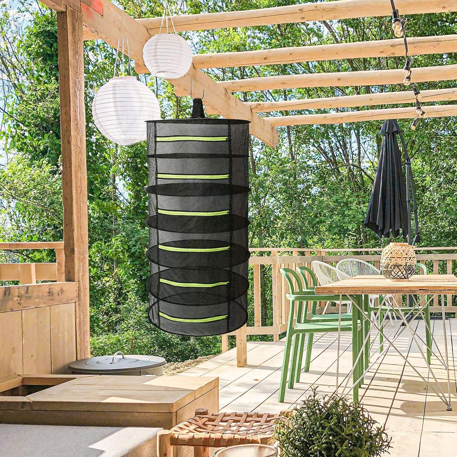 Estante Secado Colgante 6 Capas Tanzfrosch 61 cm Nylon