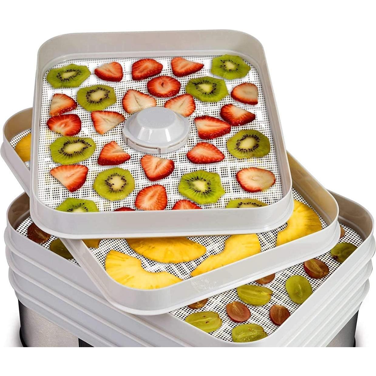 Paquete de 6 Hojas de Silicona AIKESIWAY para Deshidratador 35.56 cm