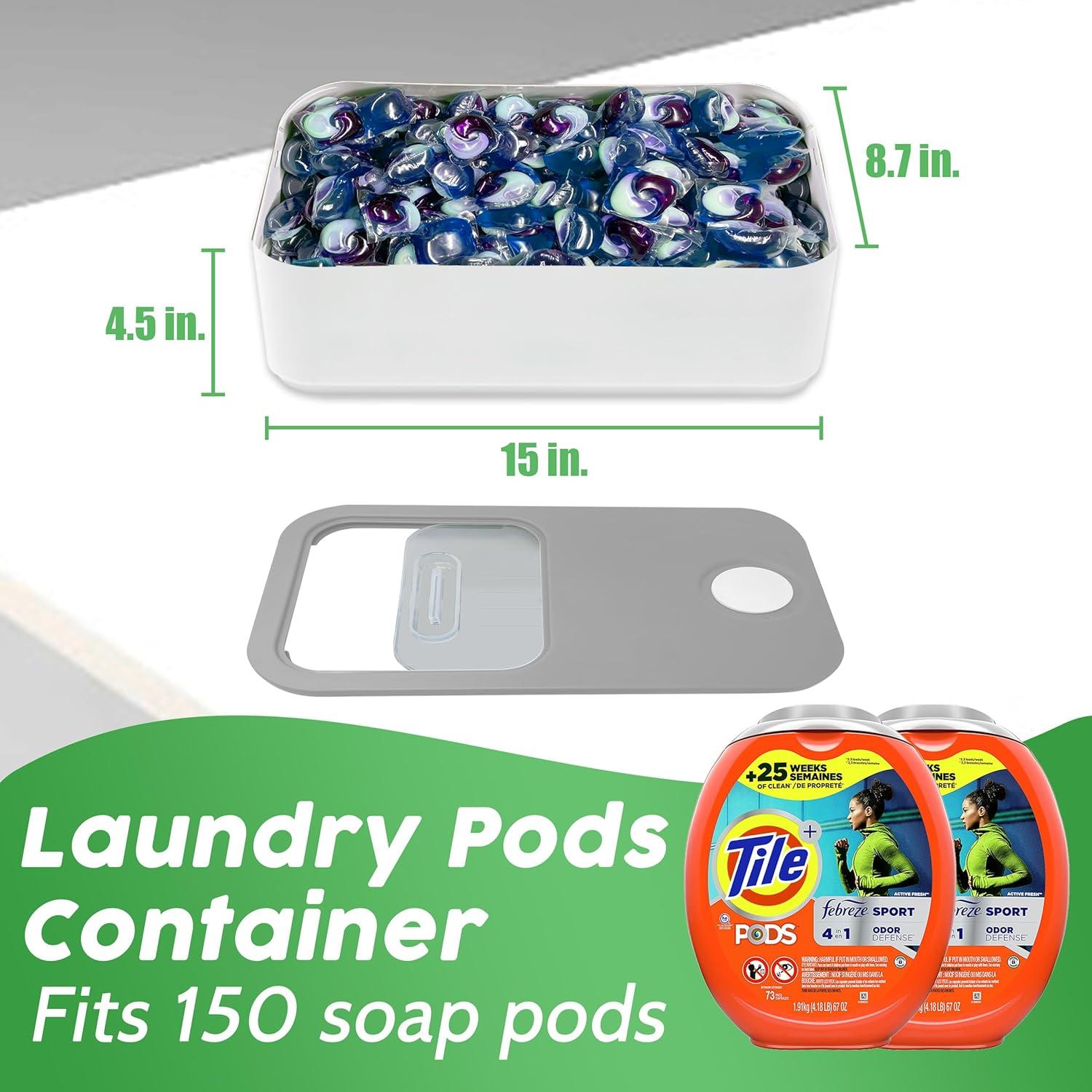 Contenedor Organizador de Cápsulas de Lavandería XPACK 5kg