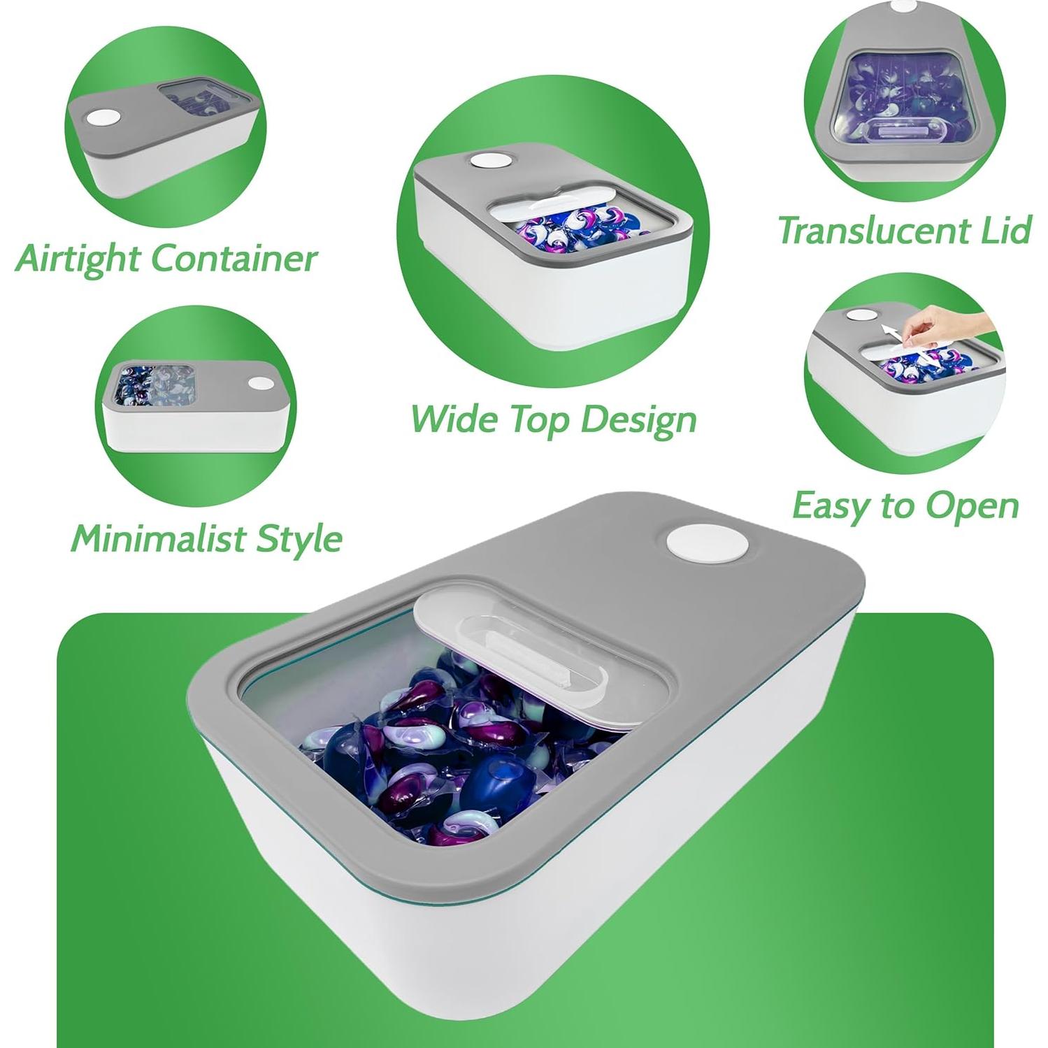 Contenedor Organizador de Cápsulas de Lavandería XPACK 5kg