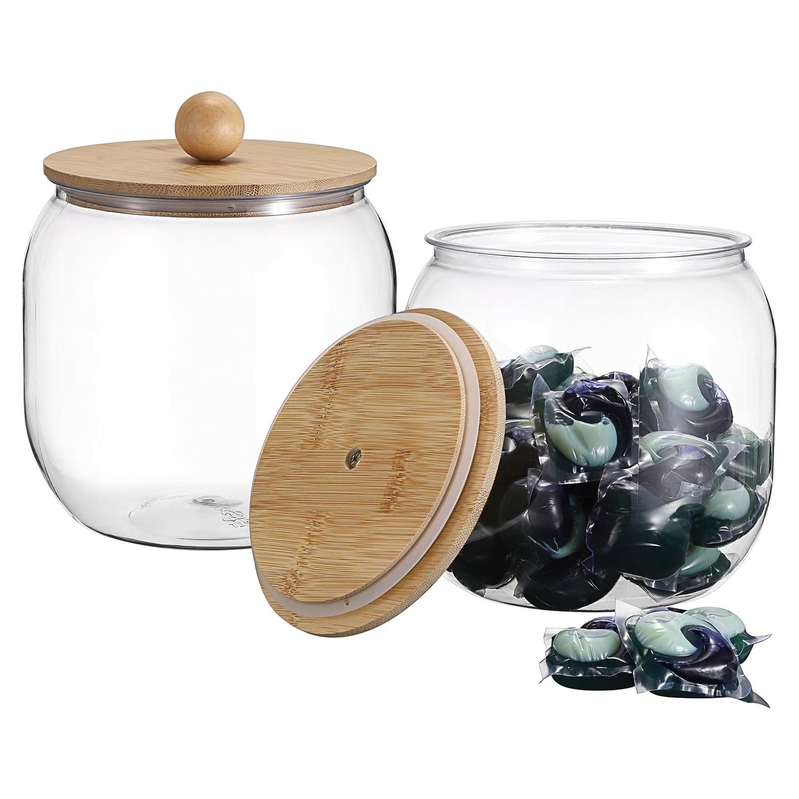 Contenedor Cilíndrico Hermético OGANAZI para Pods de Lavandería