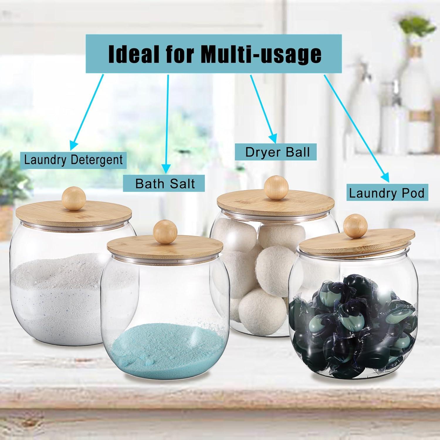 Contenedor Cilíndrico Hermético OGANAZI para Pods de Lavandería