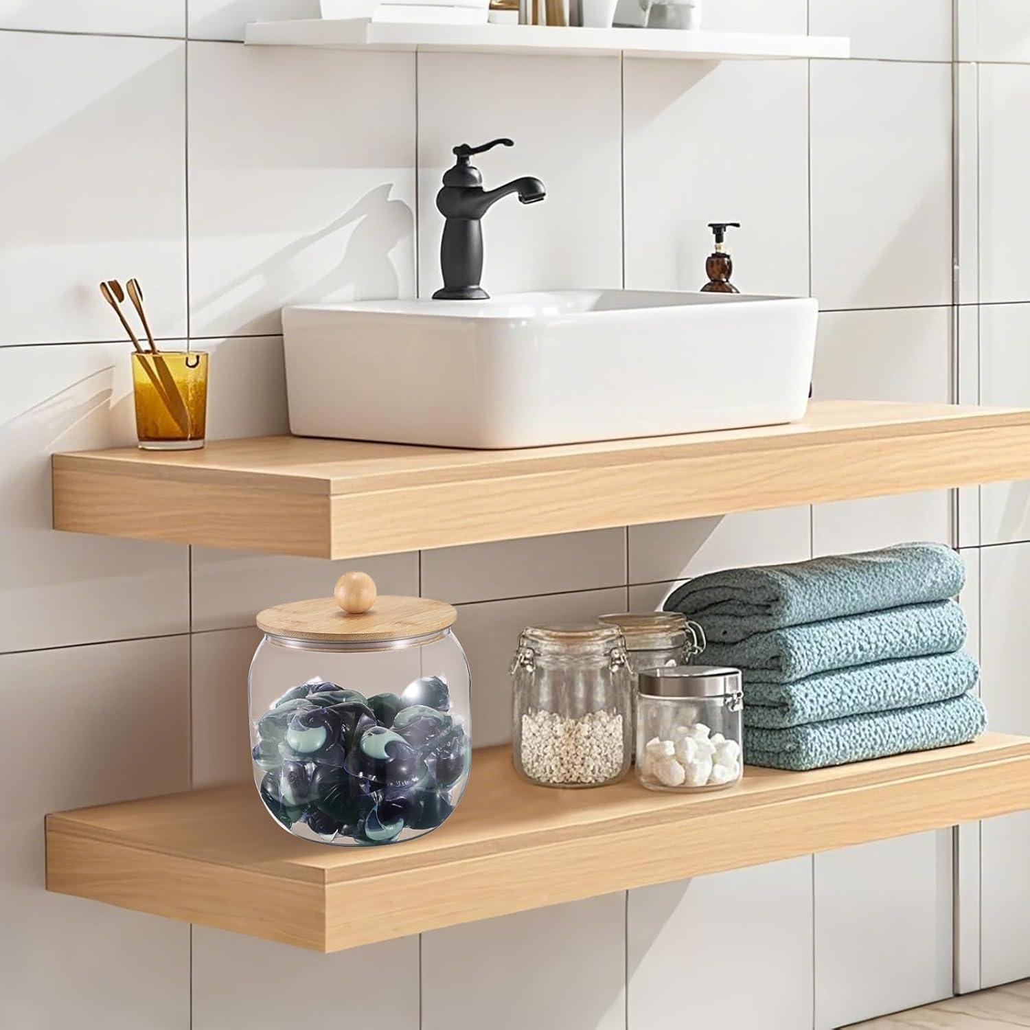 Contenedor Cilíndrico Hermético OGANAZI para Pods de Lavandería