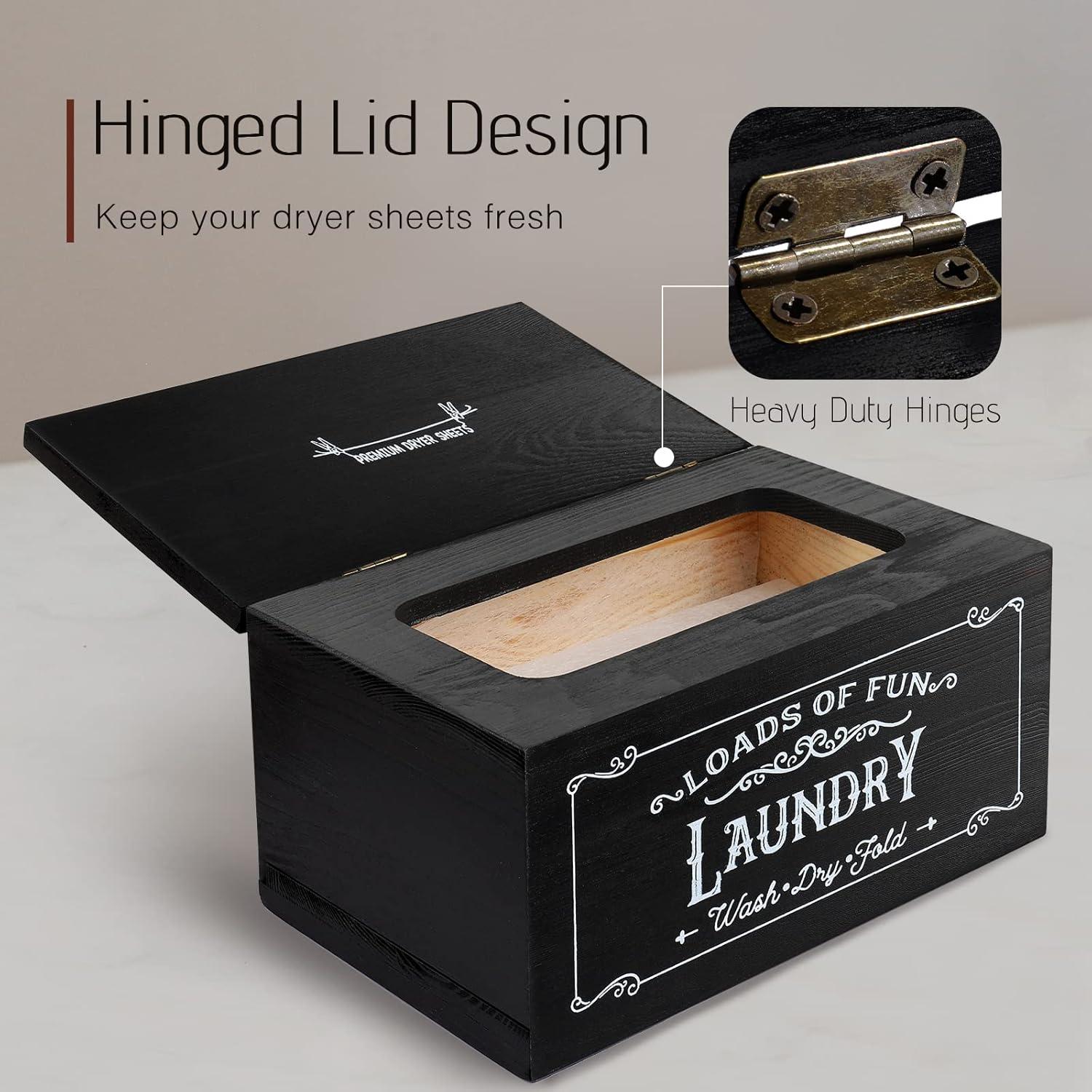 Dispensador de Hojas de Secadora MINCORD de Madera Rústica