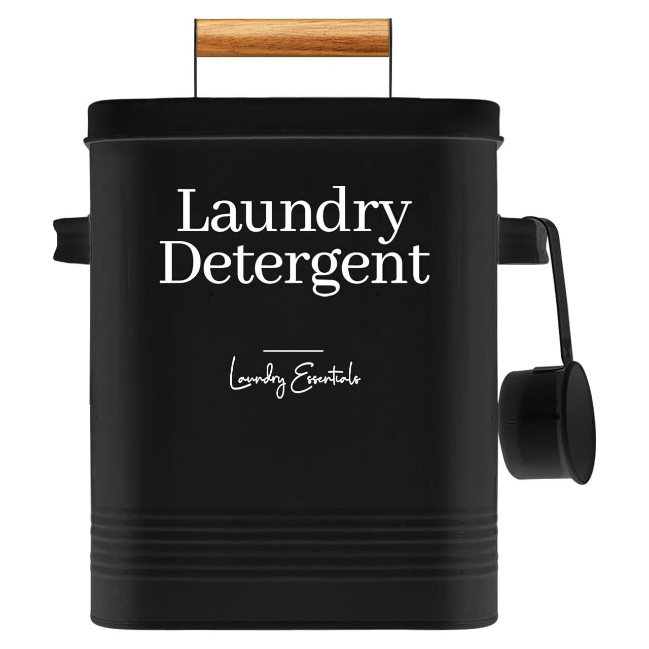 Contenedor de Detergente Simplation 4.08 kg Negro con Tapa