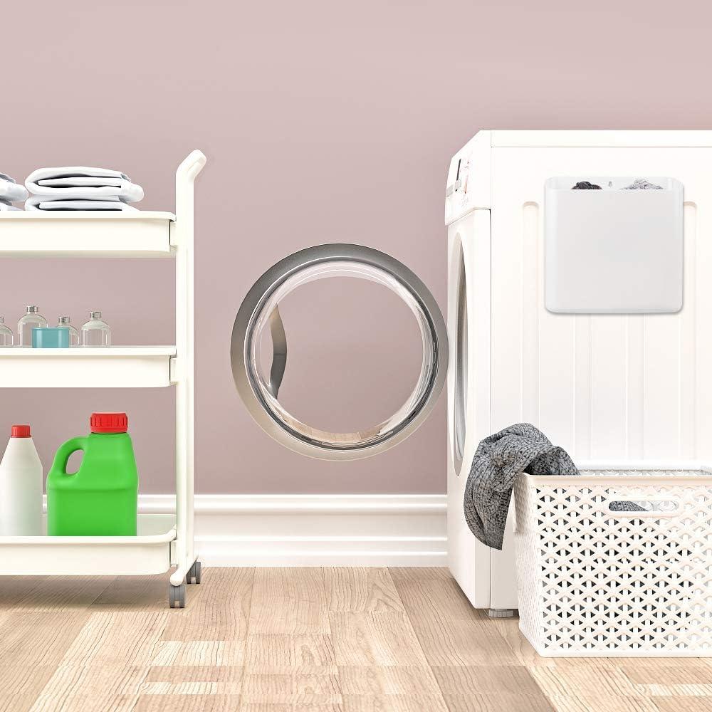 Contenedor de Pelusa Magnético Amytalk Grande 24x7.5x24 cm Blanco