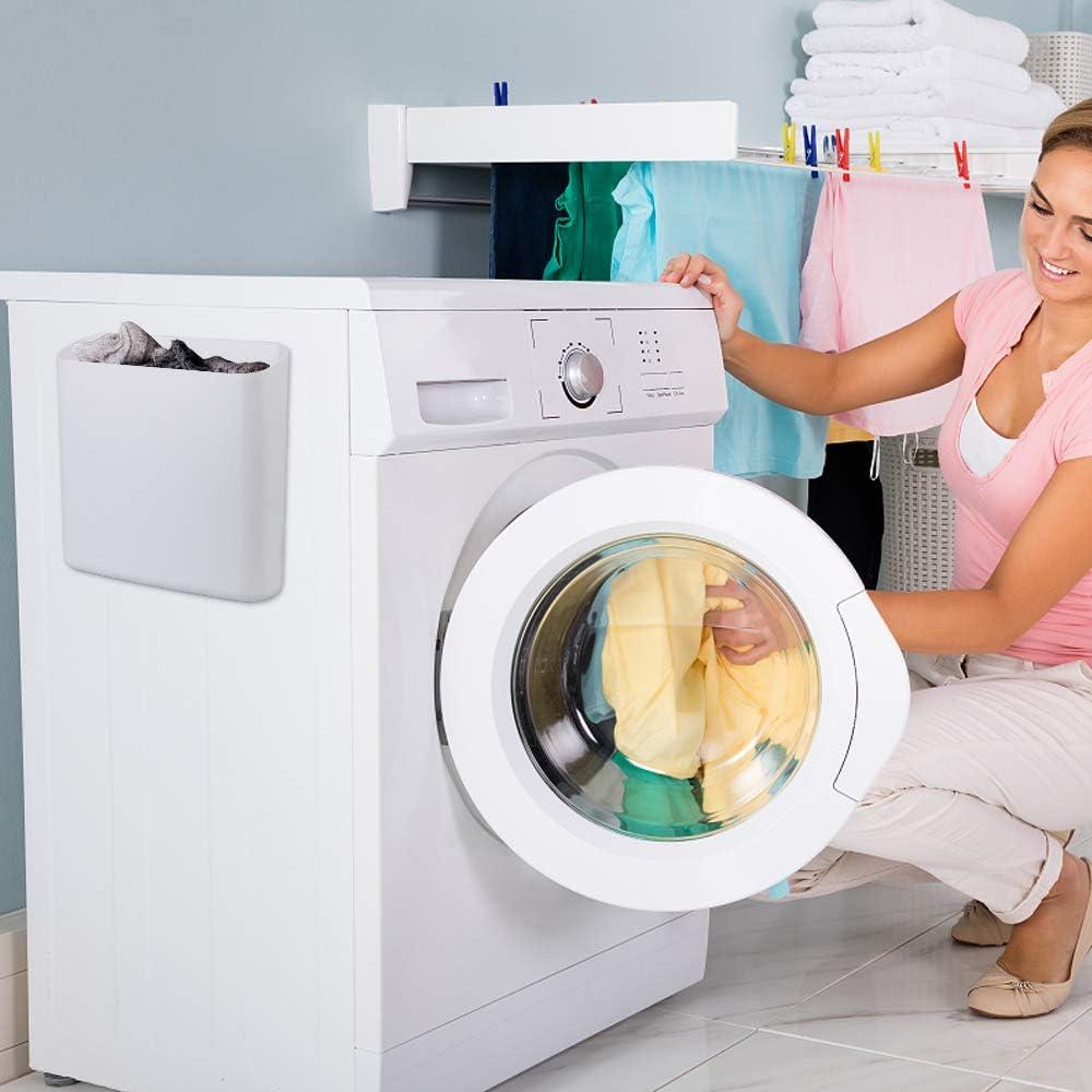 Contenedor de Pelusa Magnético Amytalk Grande 24x7.5x24 cm Blanco