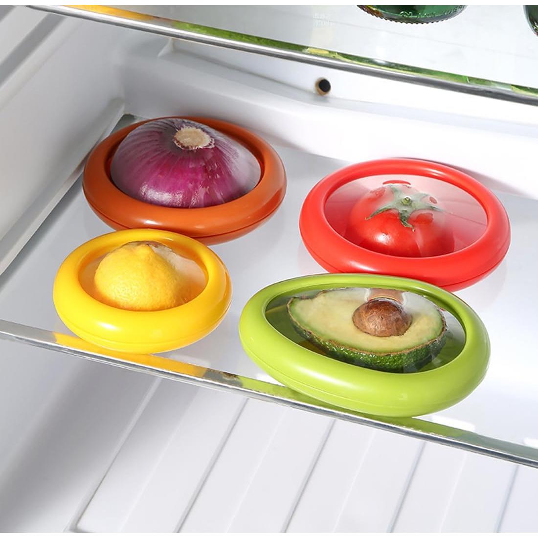 Juego de 4 Contenedores de Almacenamiento de Silicona YUEYINGMG