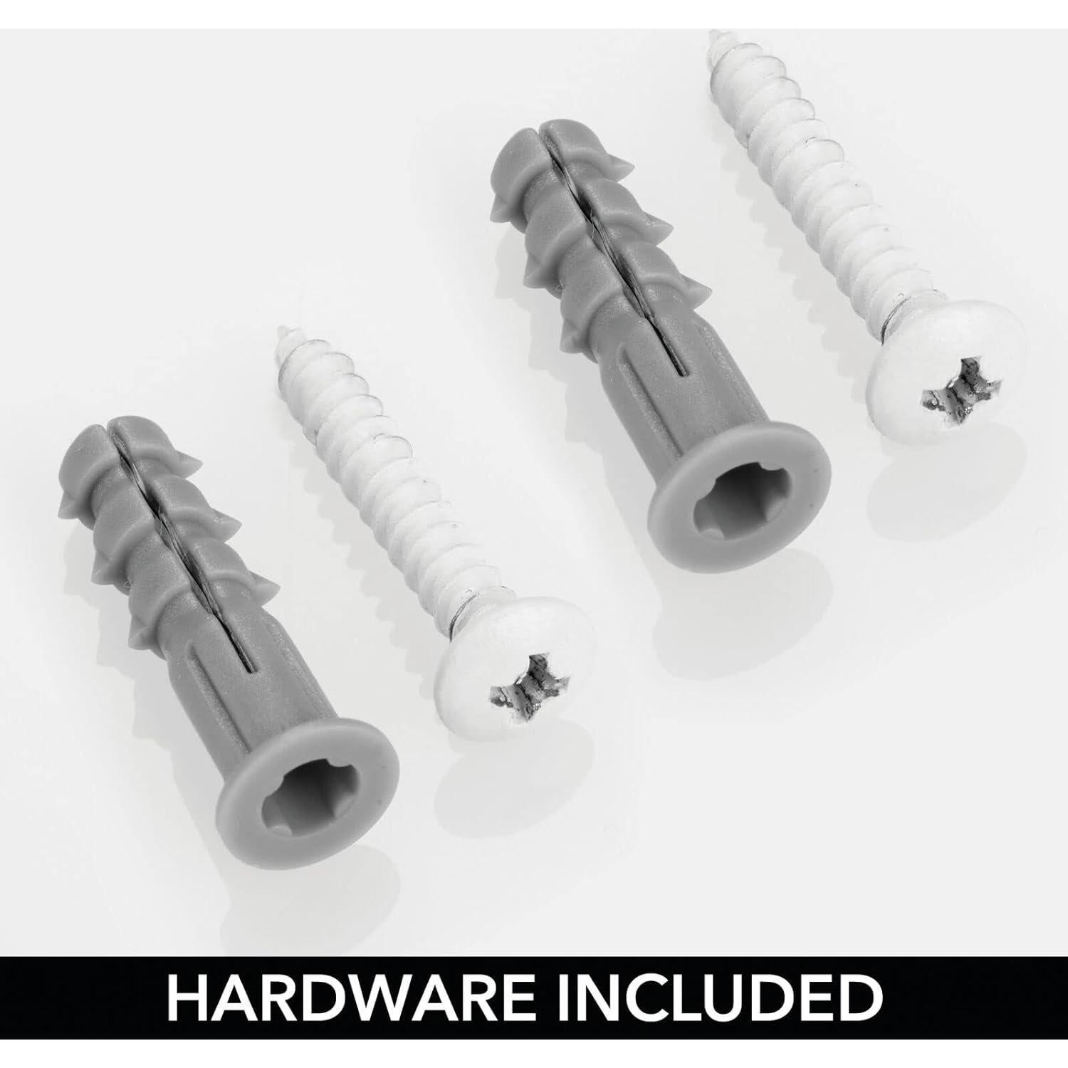 Soporte de tabla de planchar mDesign montado en pared - Blanco