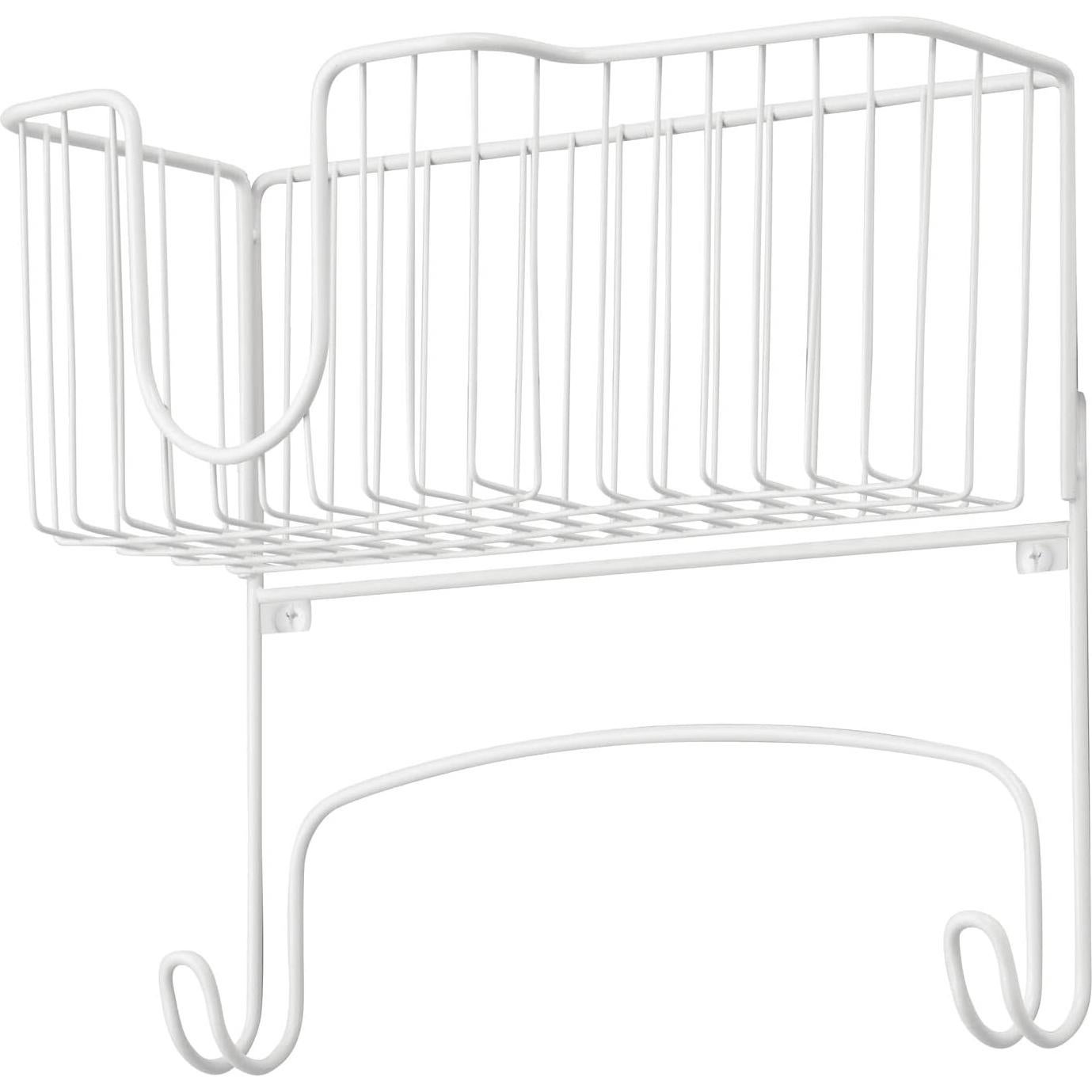 Soporte de tabla de planchar mDesign montado en pared - Blanco