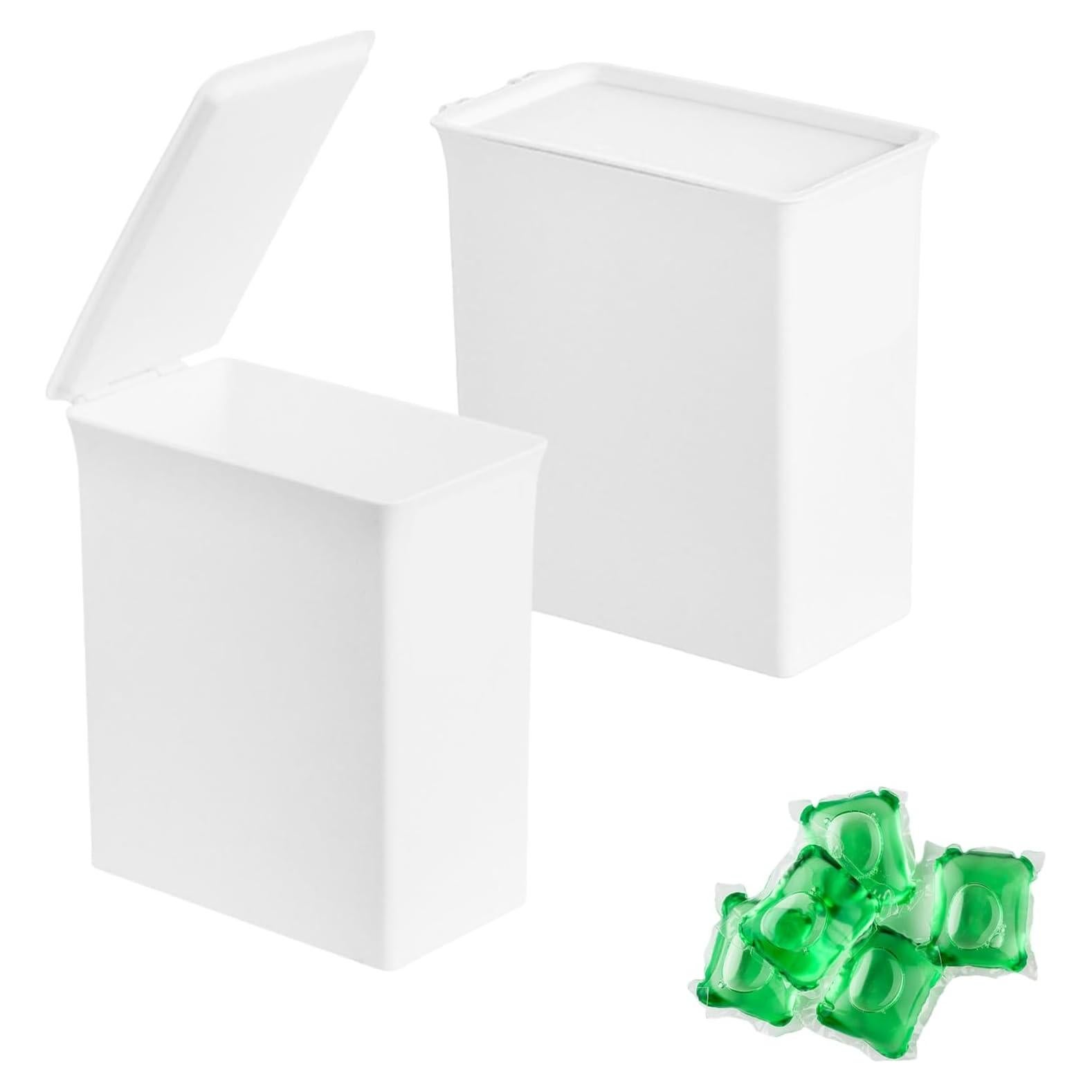 Contenedor de almacenamiento para detergente Tomedny 2PCS