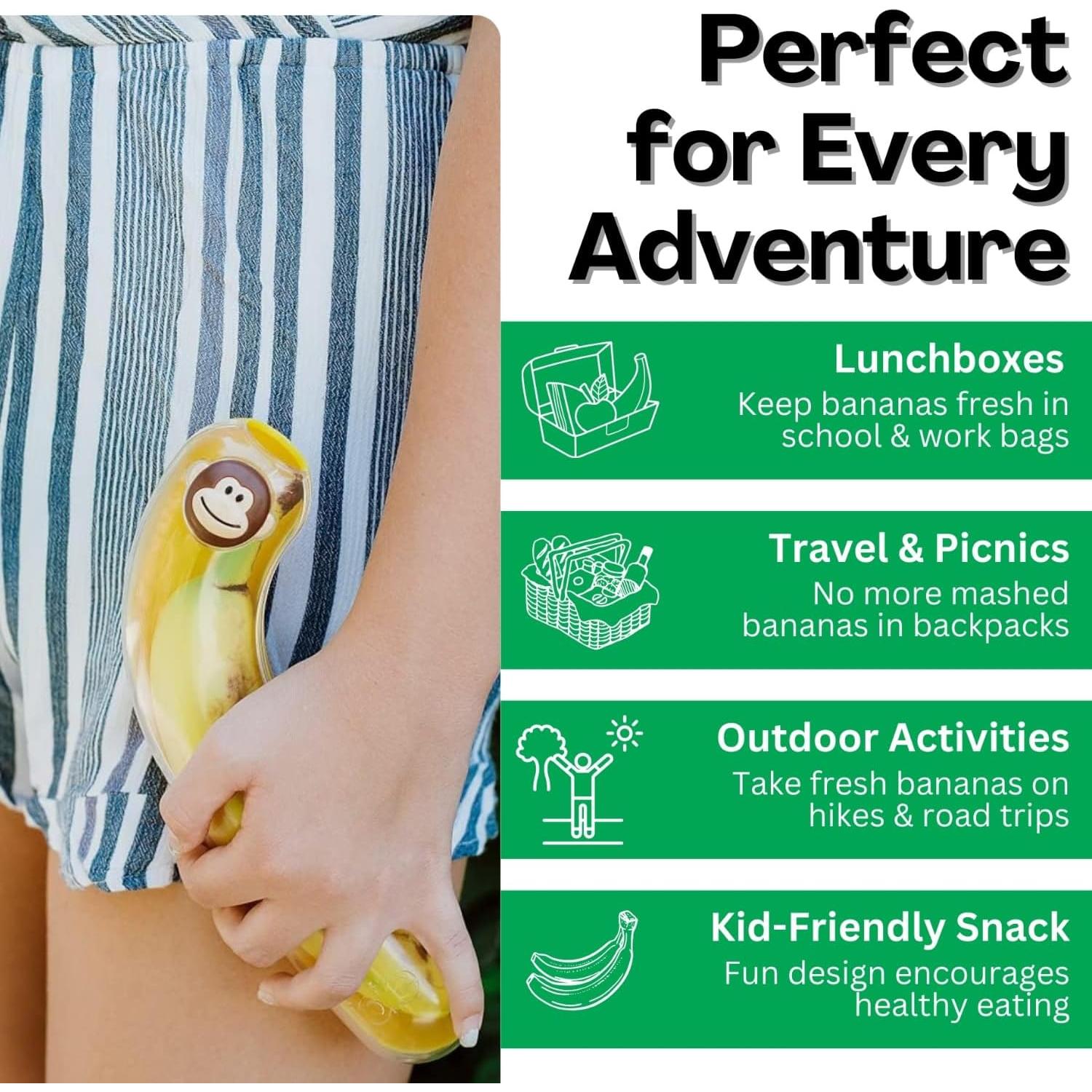 Contenedor de Almacenamiento Joie Monkey Banana Pod - 1050ml