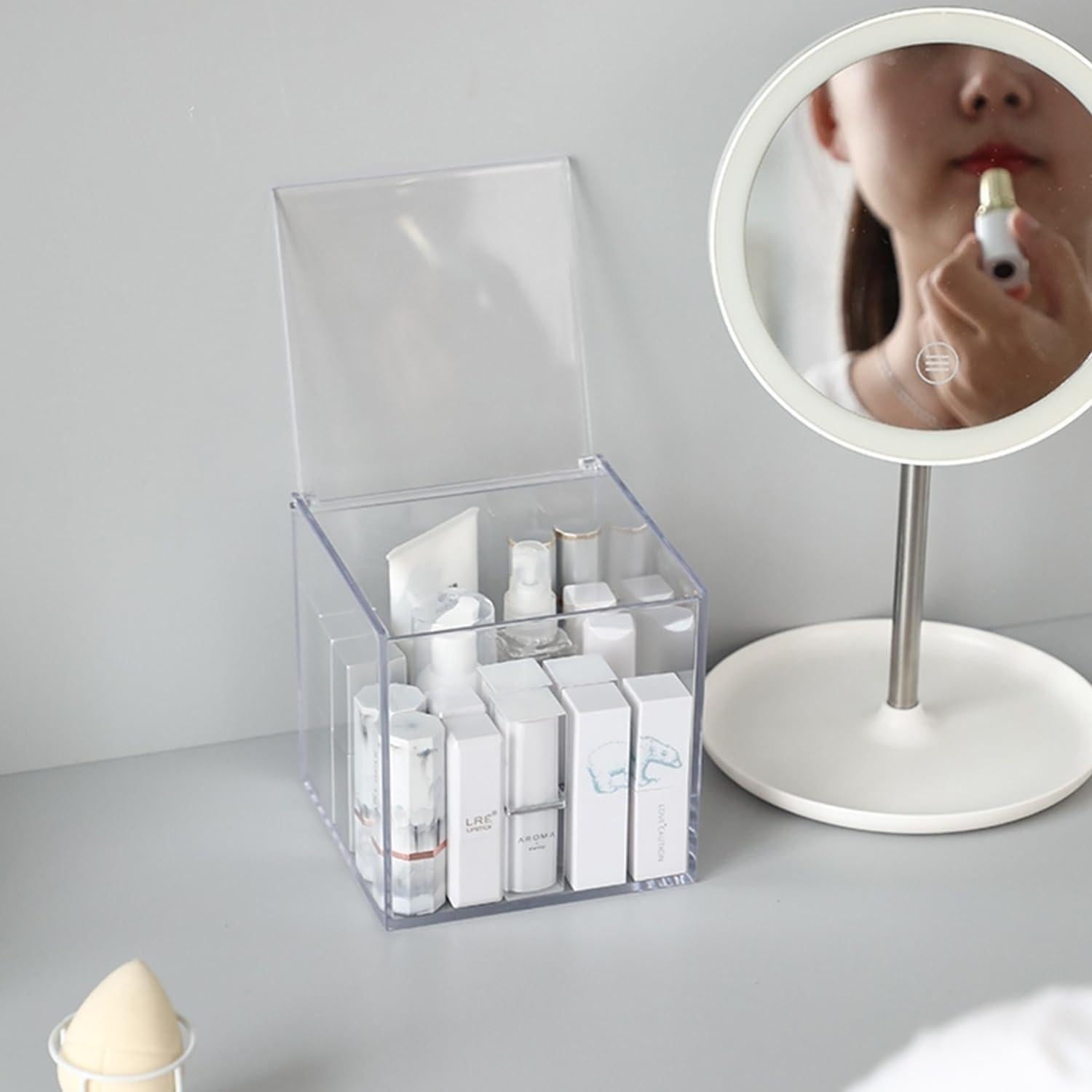 DARENYI Organizador Acrílico para Cápsulas de Café 13x13 cm