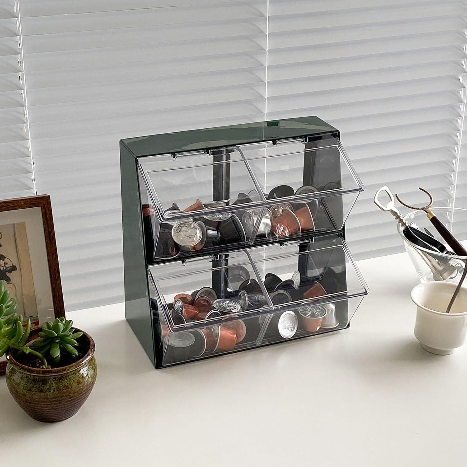 Organizador de Cápsulas de Café NINEWEEN Grande Verde