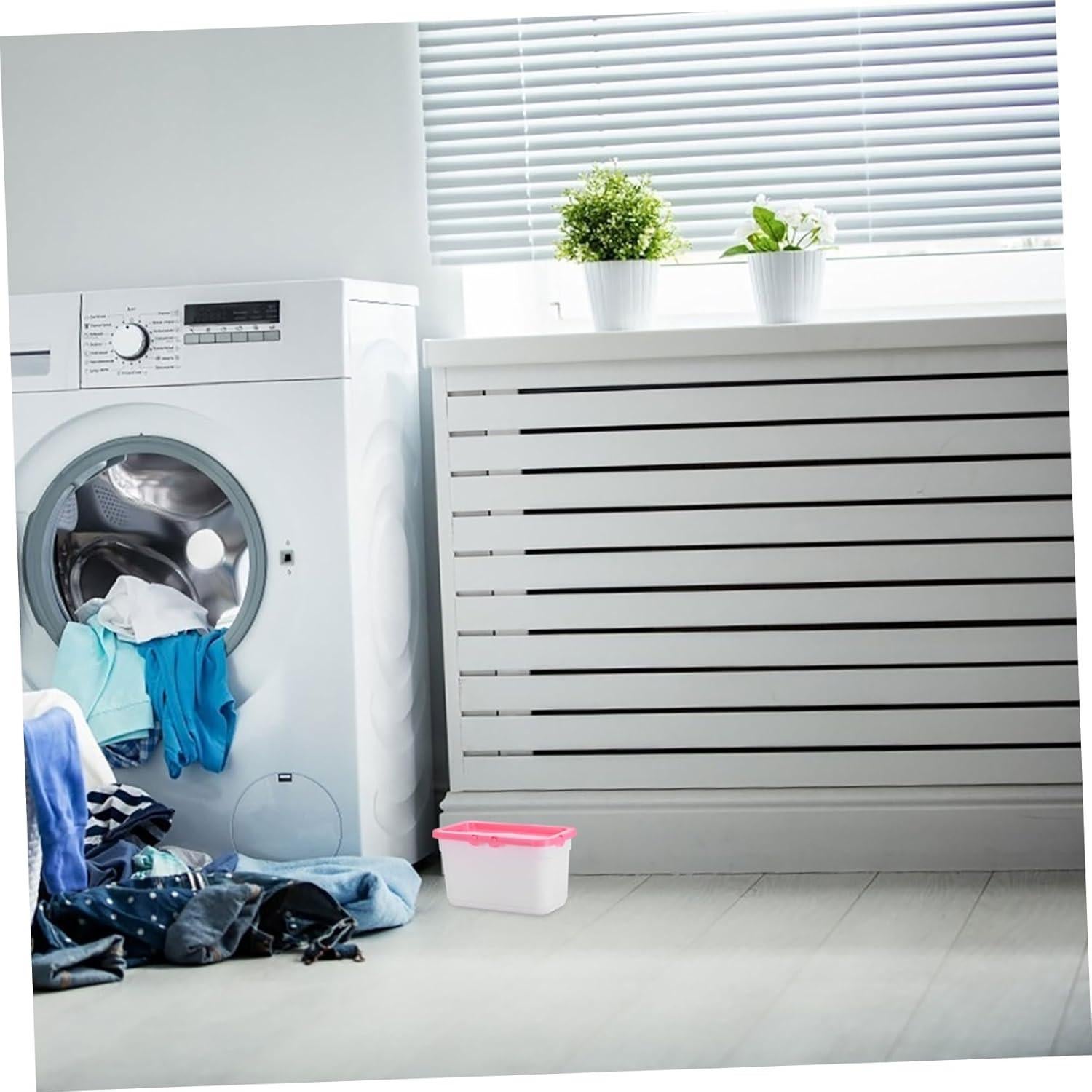 Contenedor de Almacenamiento Mikinona para Cápsulas de Lavandería Rosa