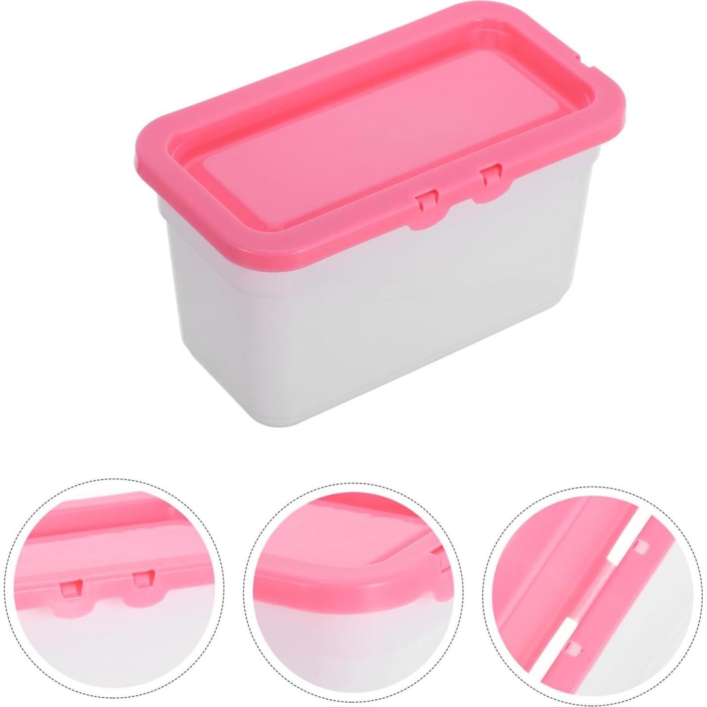 Contenedor de Almacenamiento Mikinona para Cápsulas de Lavandería Rosa