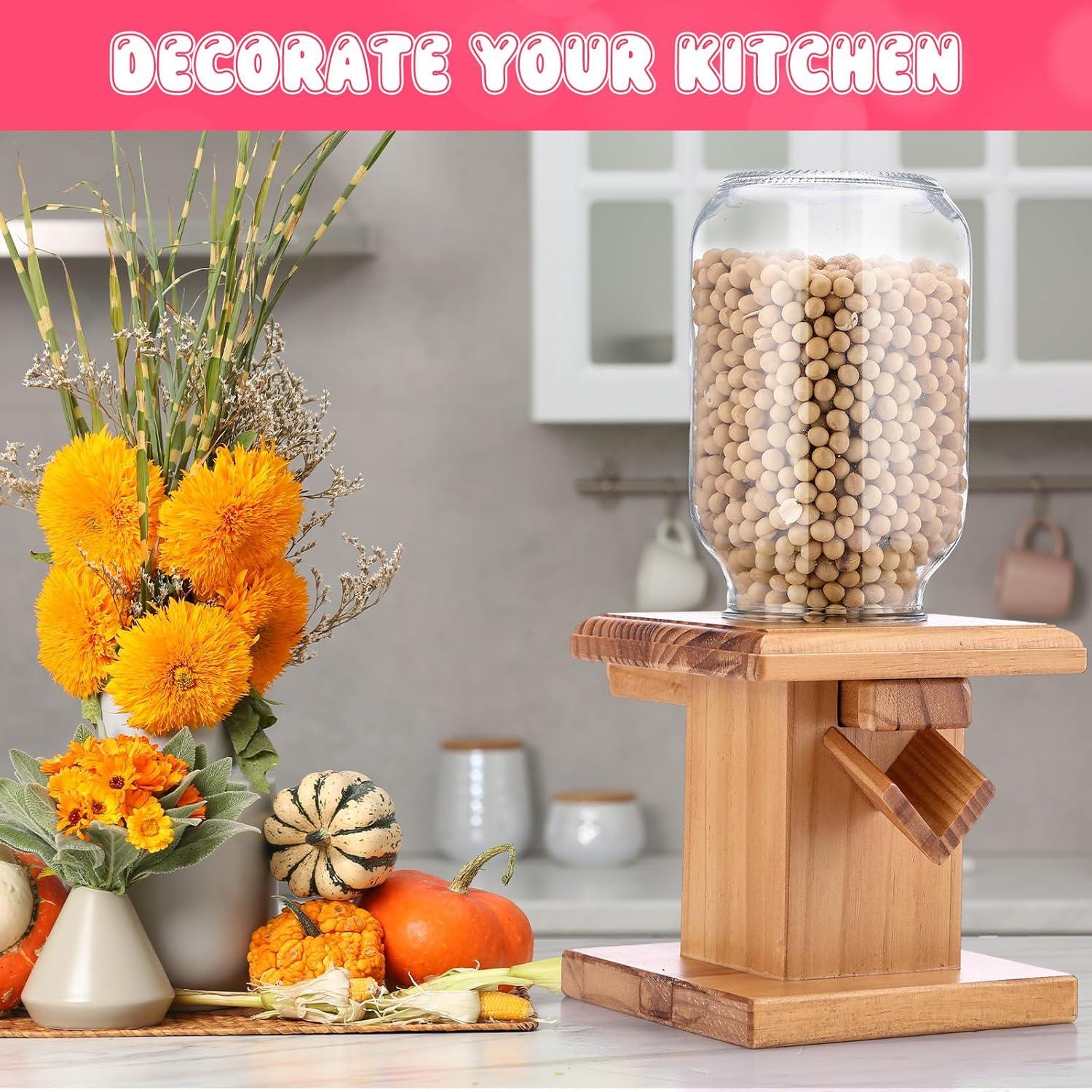 Dispensador de Dulces de Madera Maxdot 13x13x28 cm