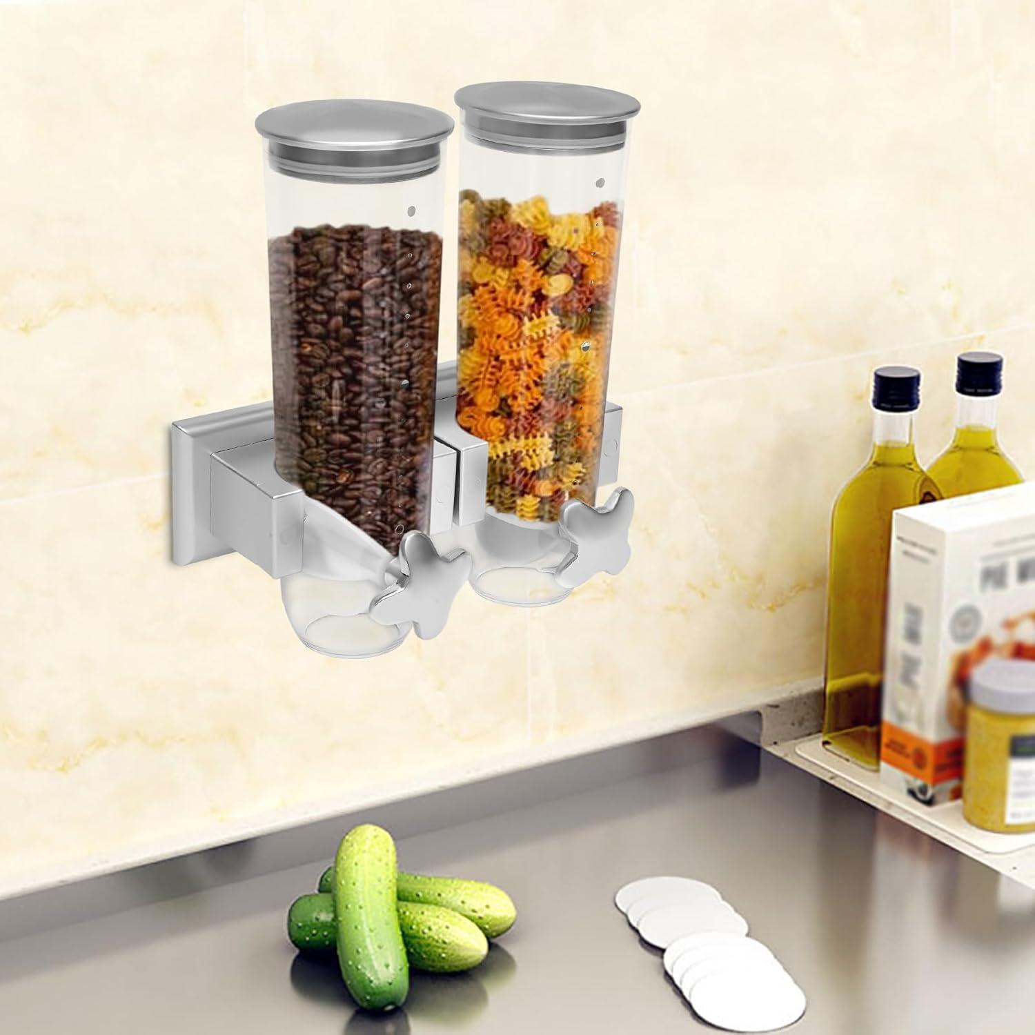 Dispensador de Cereal Doble WXLTSGM 3L Montado en Pared