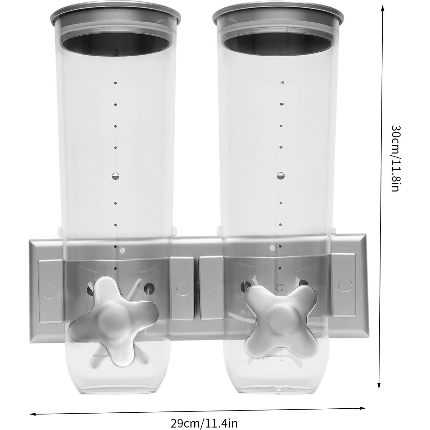 Dispensador de Cereal Doble WXLTSGM 3L Montado en Pared
