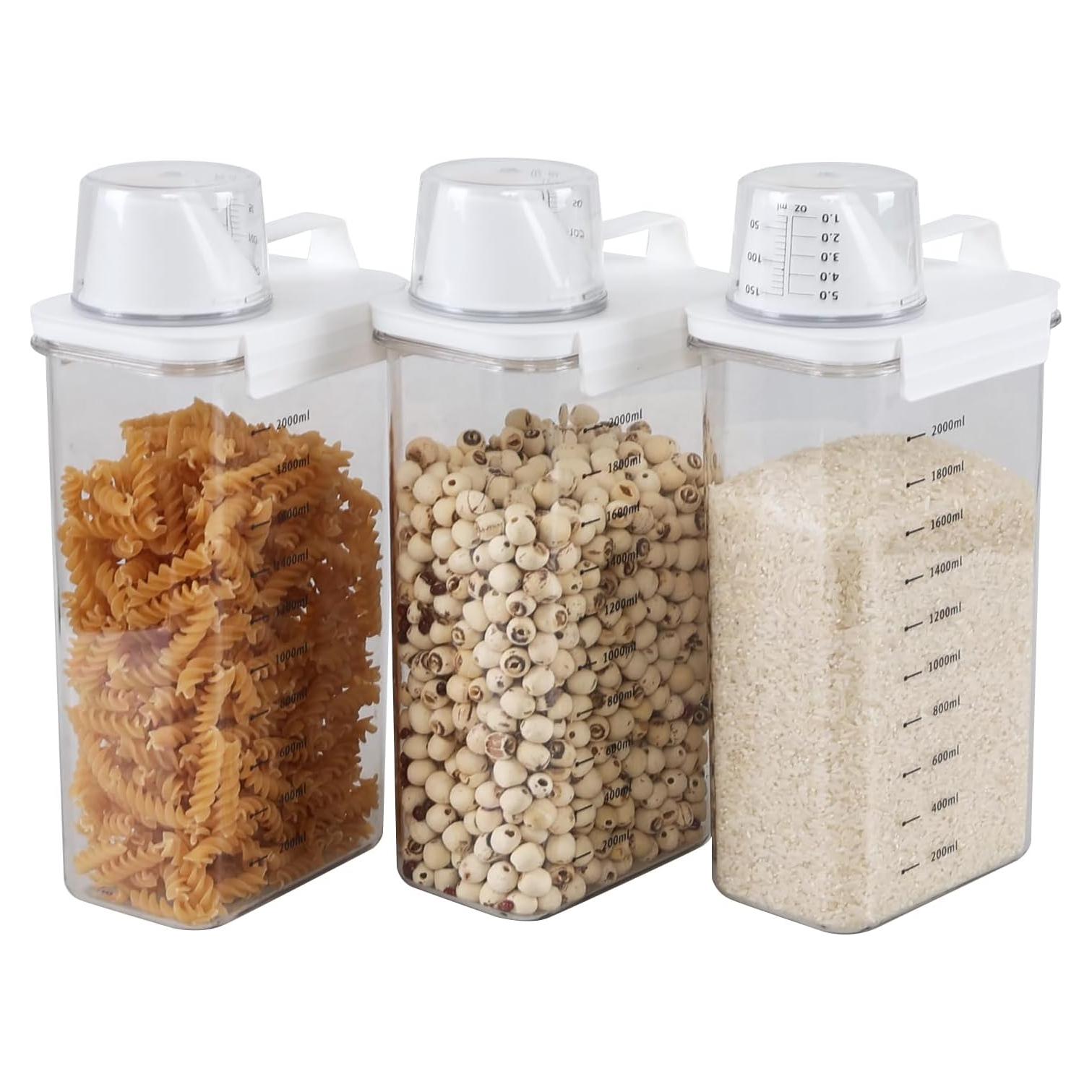 Contenedores de Almacenamiento de Alimentos Waikhomes 3 Piezas 2.21L