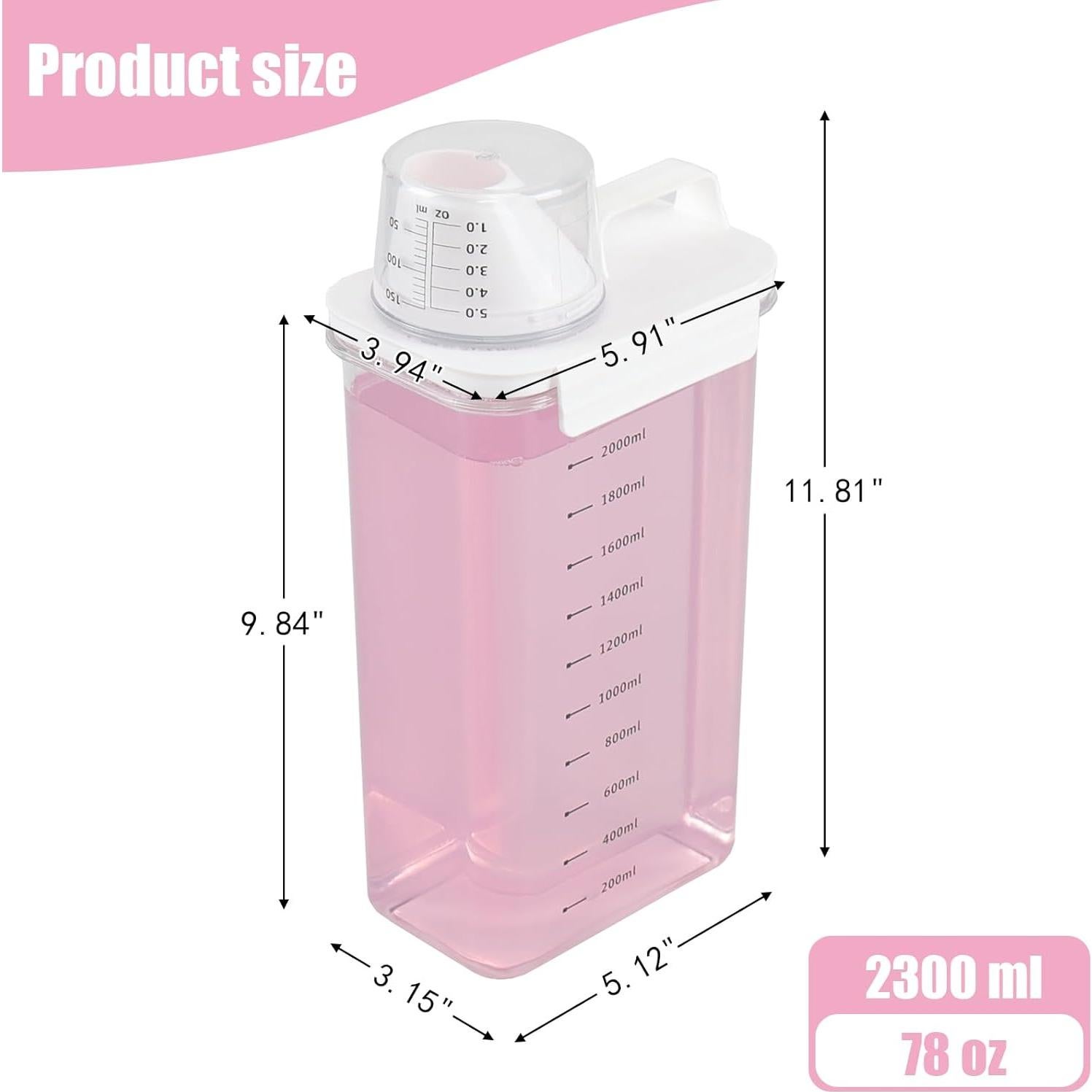 Contenedores de Almacenamiento de Alimentos Waikhomes 3 Piezas 2.21L