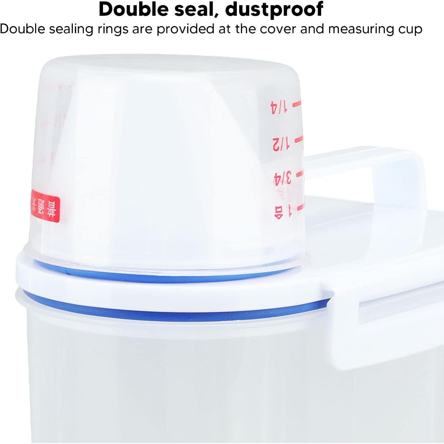 Contenedor de Arroz Hermético PenRux 2L con Taza Medidora