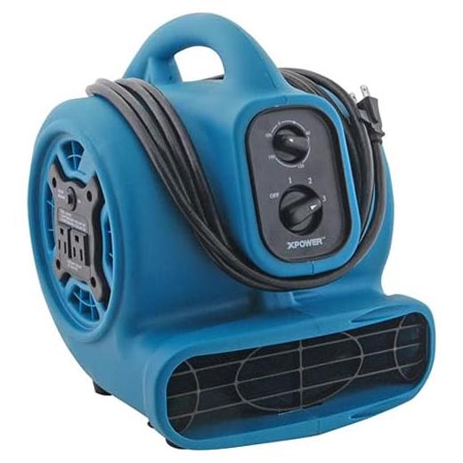Secador de aire mini azul 800 CFM 3 velocidades 115V