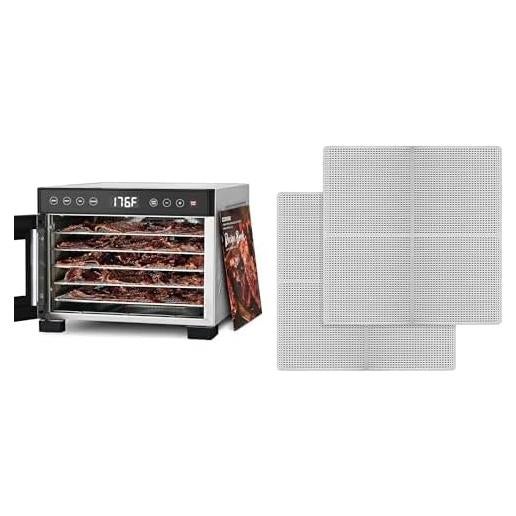 Deshidratador COSORI de Acero Inoxidable 5 Bandejas + 2 Pantallas