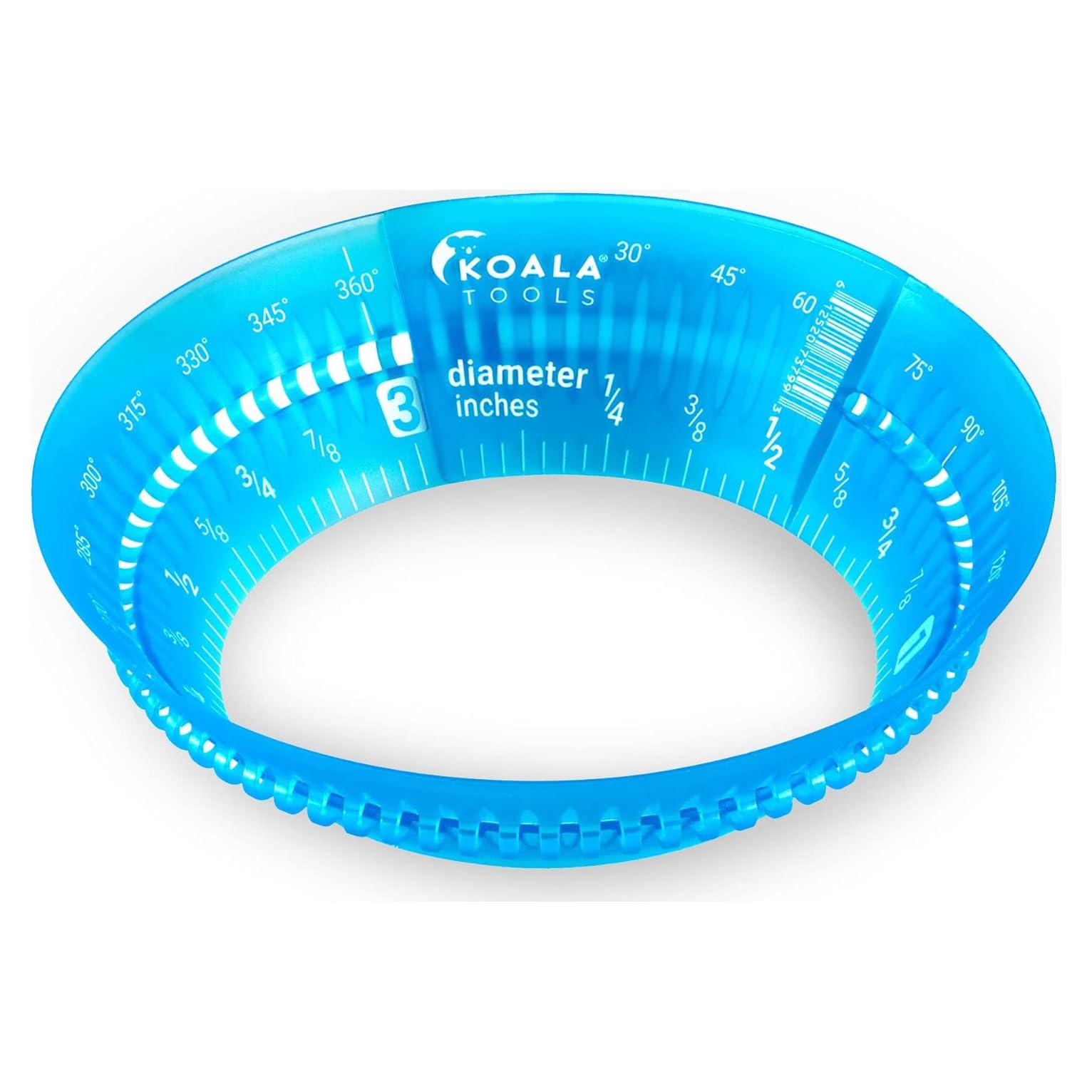 Regla Circular Mini Koala Tools con Diámetro Ajustable 2.54-8.89 cm