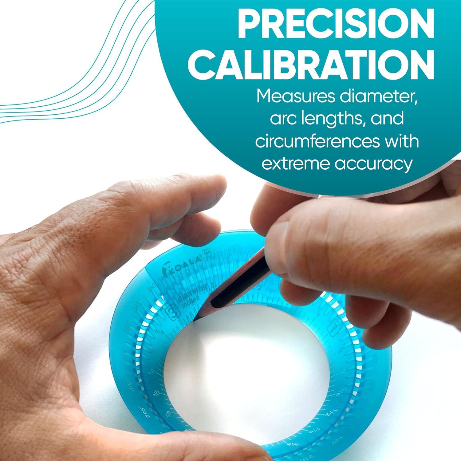 Regla Circular Mini Koala Tools con Diámetro Ajustable 2.54-8.89 cm