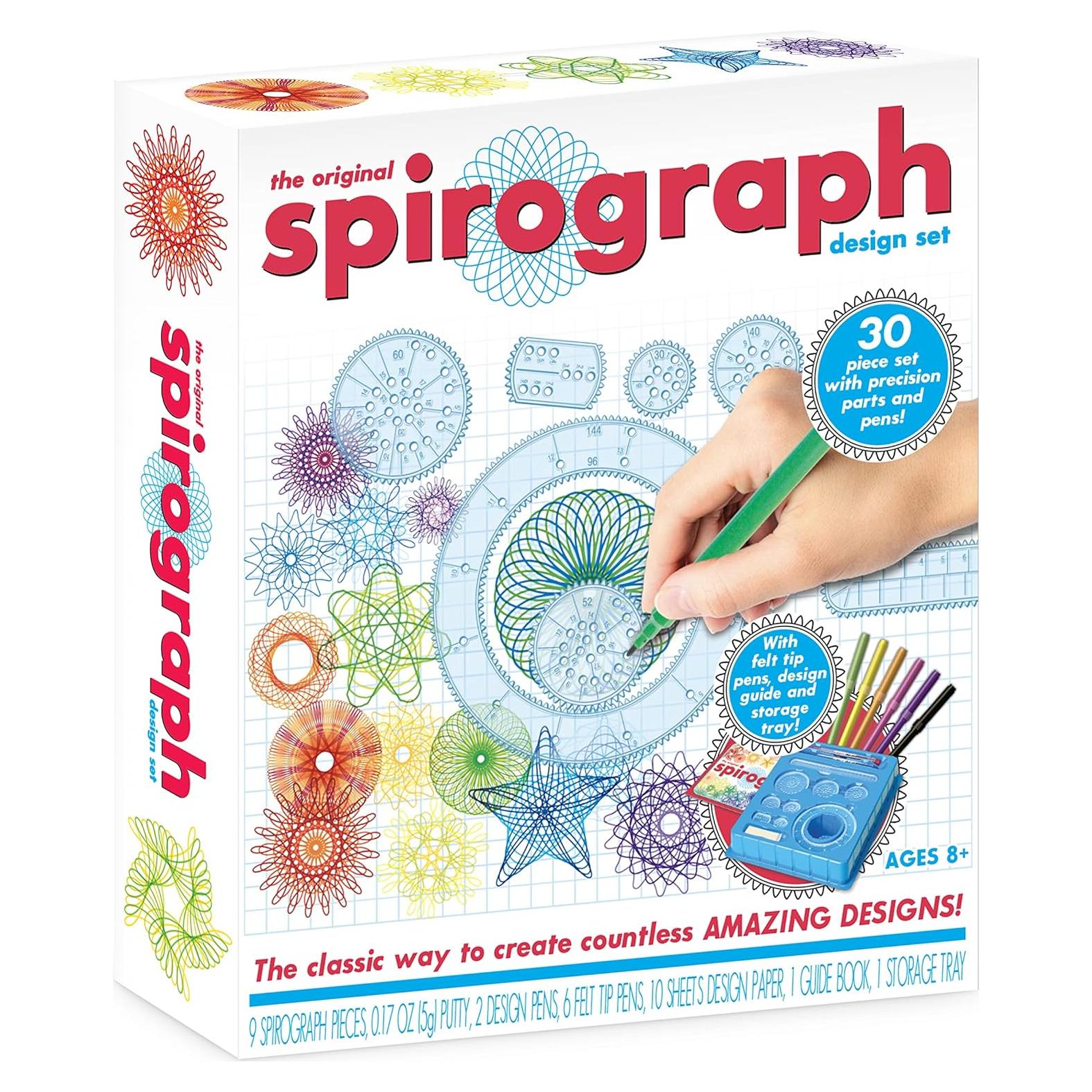 Juego de Diseño Spirograph 30 Piezas - Arte y Dibujo 8+