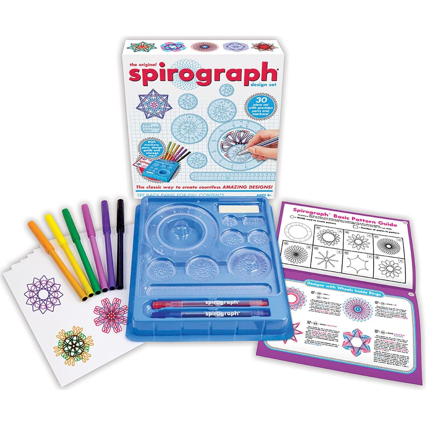 Juego de Diseño Spirograph 30 Piezas - Arte y Dibujo 8+