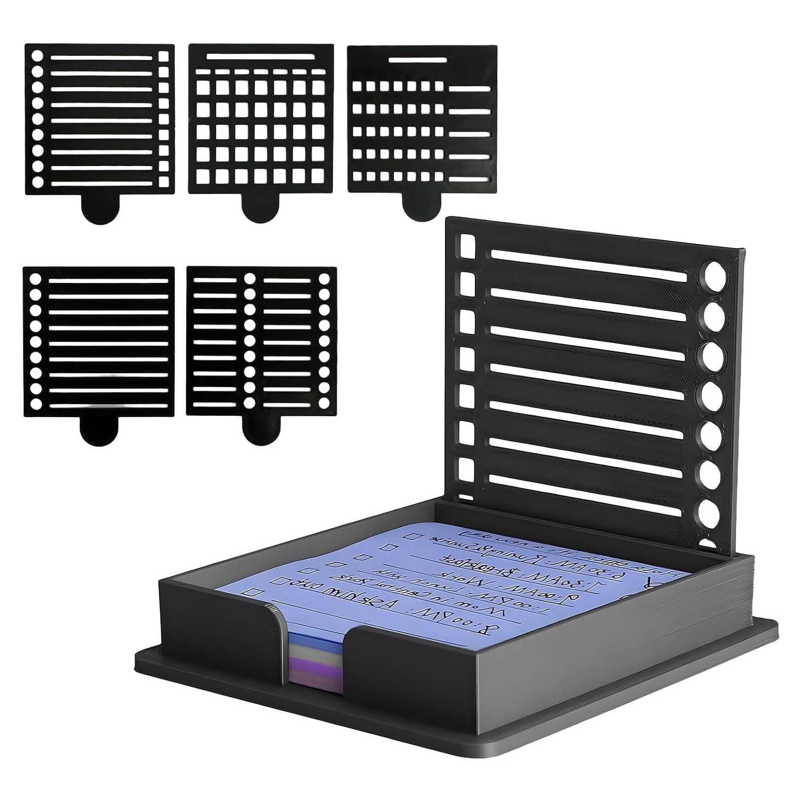 Plantilla y Soporte para Notas Adhesivas Xorim con 5 Plantillas