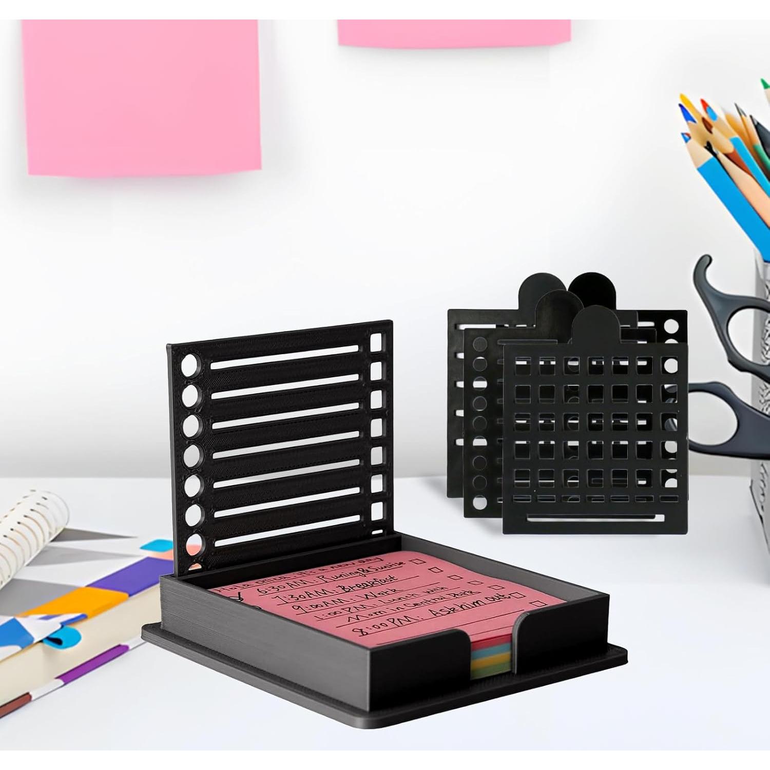 Plantilla y Soporte para Notas Adhesivas Xorim con 5 Plantillas