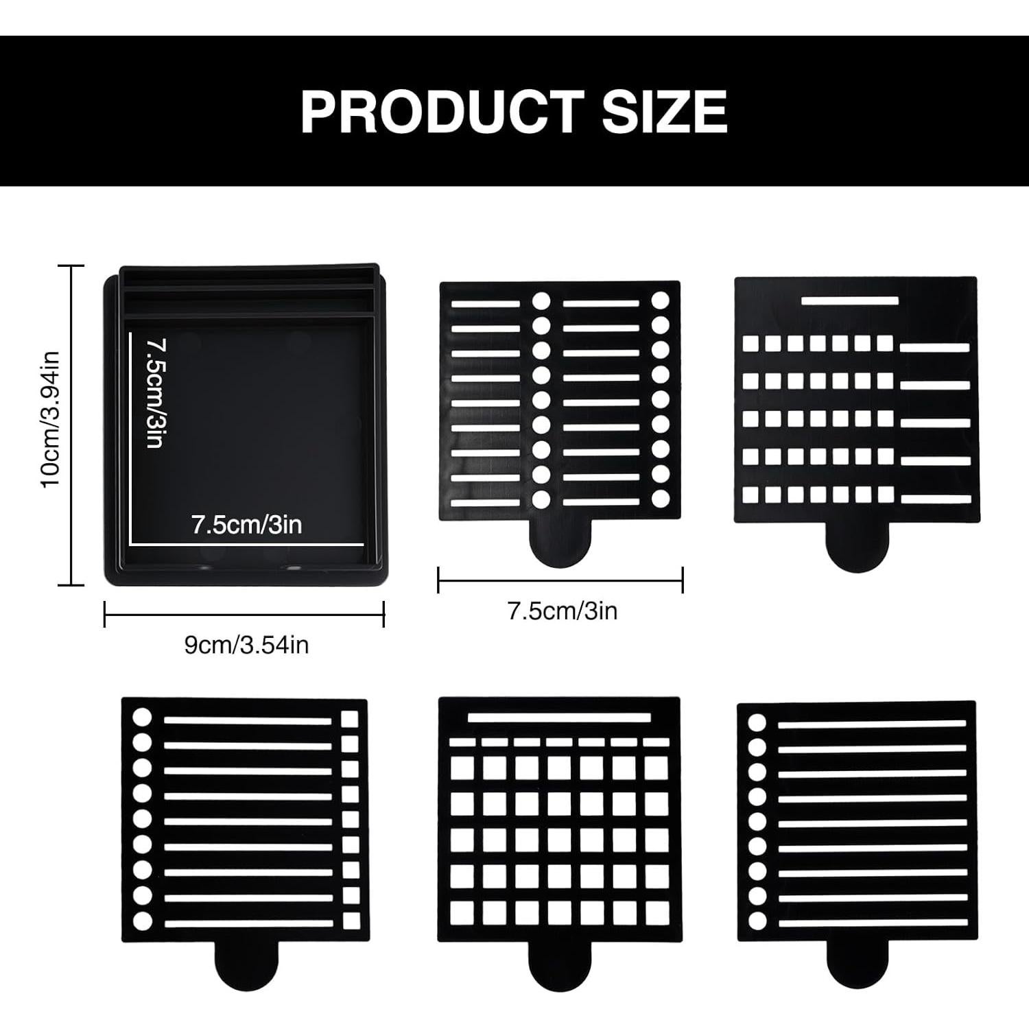 Soporte y Plantilla para Notas Adhesivas Framad 5 Pcs 7.62 cm