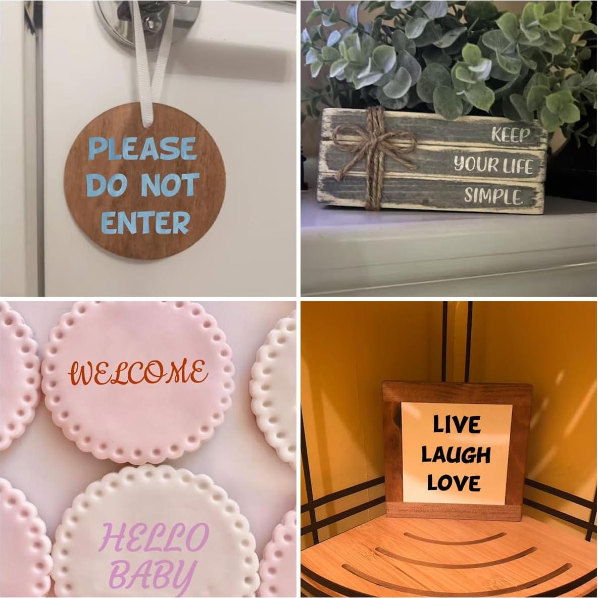 Plantillas de Letras y Números XANGEY para Decorar Galletas