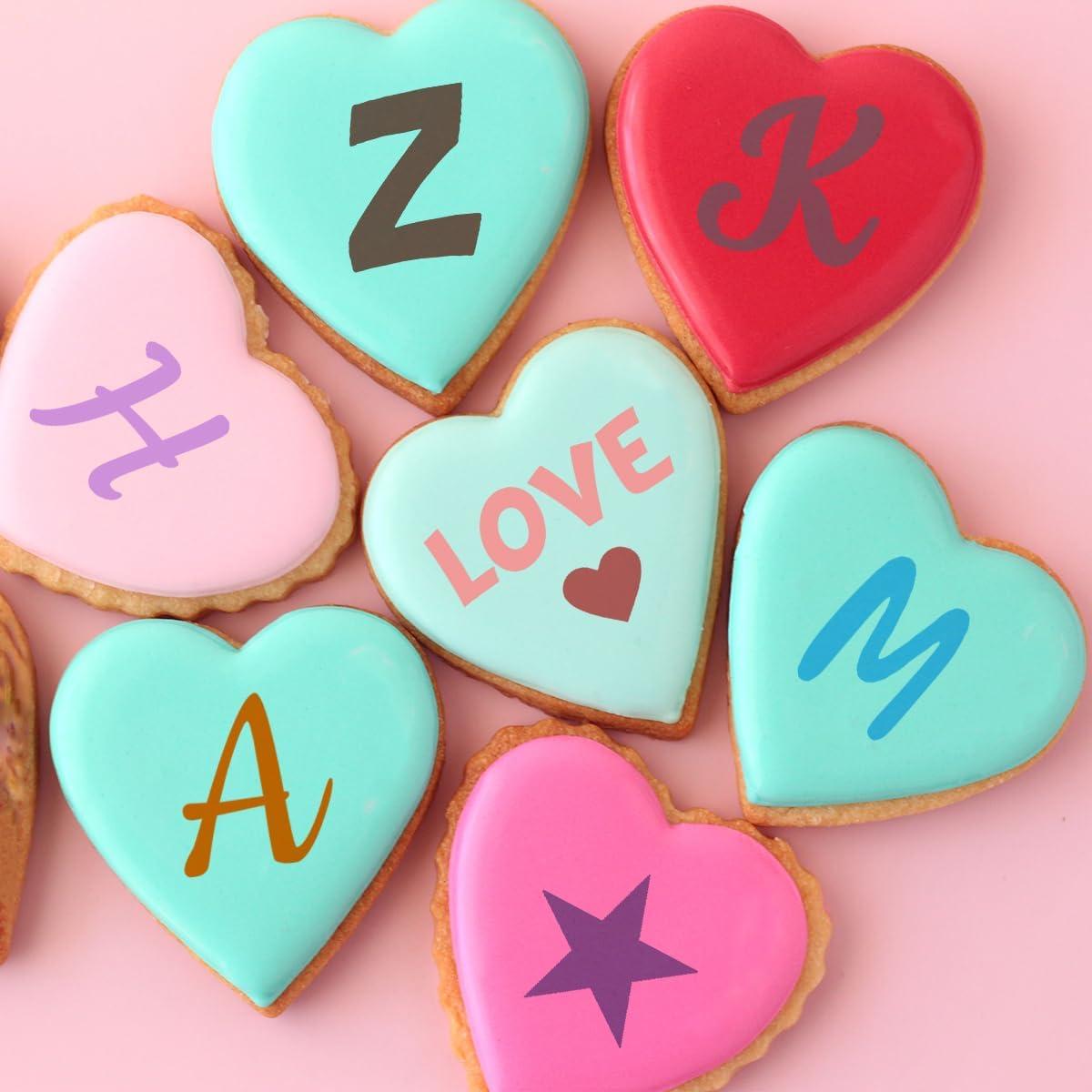 Plantillas de Letras y Números XANGEY para Decorar Galletas