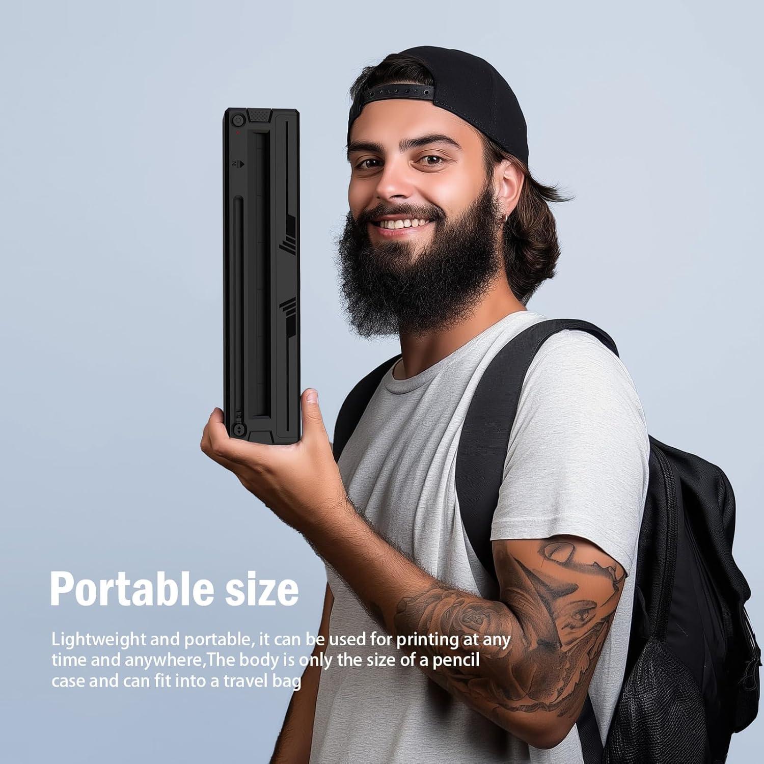 Impresora de Plantillas de Tatuaje TOHUNZO M8 Inalámbrica Bluetooth