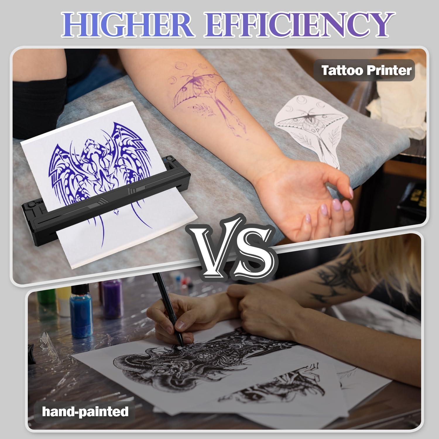 Impresora Térmica Inalámbrica Sacnahe M8 para Tatuajes A4